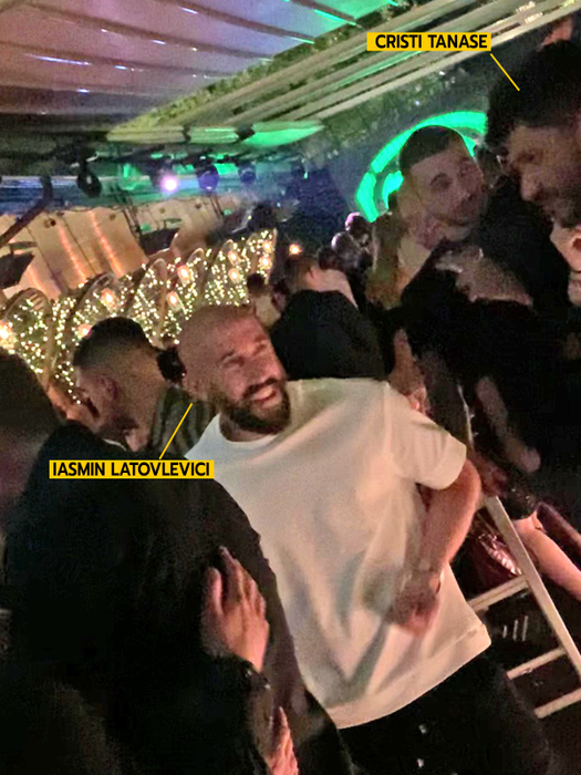 Iasmin Latovlevici și Cristi Tănase s-au distrat pe cinste în club, dar aveau s-o comită spre dimineața (Foto: CANCAN.RO)