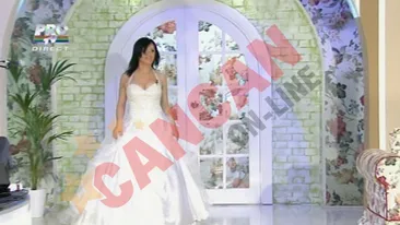 Supertare! Moculeasca, mireasa lui Guta! Mariana a imbracat o rochie creata de designerul manelist