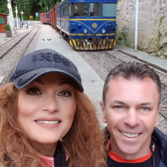 Anca Țurcașiu și Cristian Georgescu, pe vremea când erau soț și soție