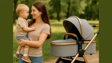 (P) Revoluția confortului pentru bebeluși: carucioarele 3 în 1 fac senzație printre părinți