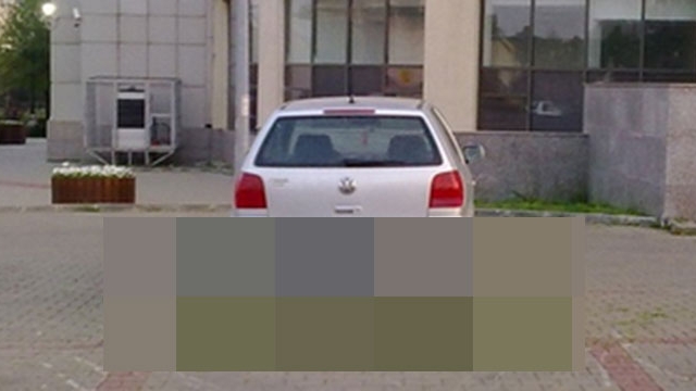 Imaginea care nu mai are nevoie de comentarii! Unde a ales un sofer din Giurgiu sa-si parcheze masina intrece orice imaginatie