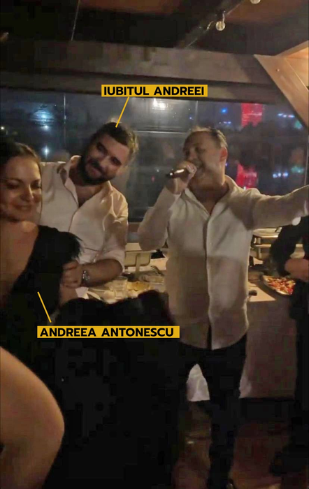 Andreea Antonescu și noul iubit la o petrecere