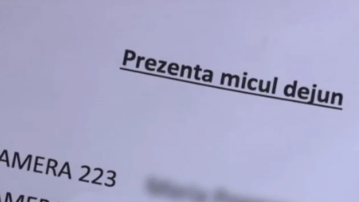 Amendă de 15.000 de euro pentru un hotel din București. Motivul: Ce scrie în lista de mic dejun