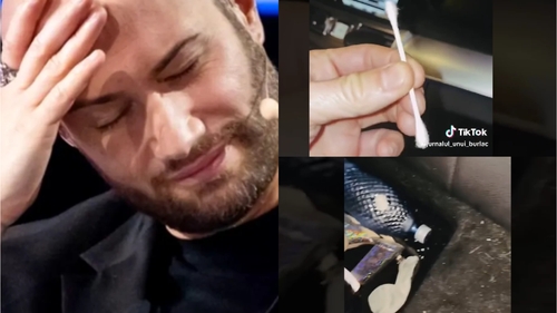 Mihai Bendeac s-a apucat să filmeze mizeria din mașina prietenei Anca Dinicu. „Uite un ciorap! Și un bețișor de ureche!”. I-a șocat și pe cei de la spălătorie VIDEO
