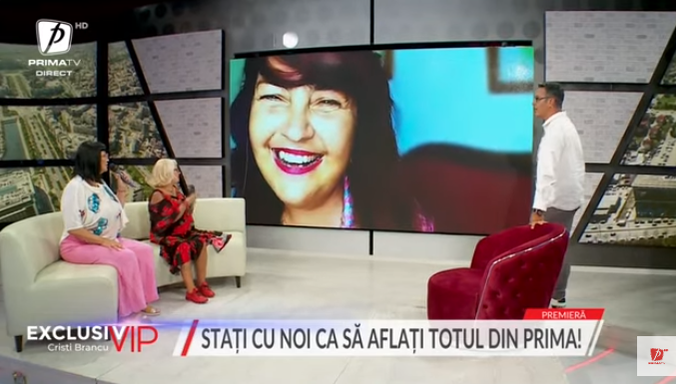 Ultimele imagini la TV, cu Rona Hartner în viaţă. N-a lăsat o secundă să i se vadă tristeţea pe faţă