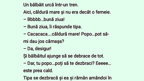 BANCUL ZILEI | Un bâlbâit urcă într-un tren