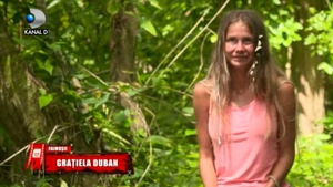 Grațiela Duban, OUT de la Survivor România. Care au fost ultimele cuvinte pe care le-a rostit în cadrul show-ului