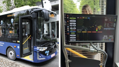Emil Boc a testat primul autobuz fără șofer, în Cluj! Momentul istoric s-a viralizat rapid
