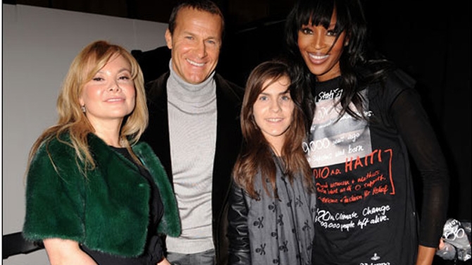 Naomi Campbell le-a cunoscut pe fiica si sotia iubitului sau!