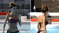 Avem cele mai hot imagini ale verii! Am filmat-o pe ”Miss România” la piscină, într-un costum minuscul de baie!