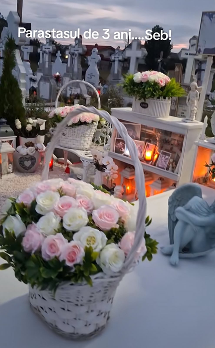 Mormântul lui Sebastian Olariu, tânărul ucis de Vlad Pascu