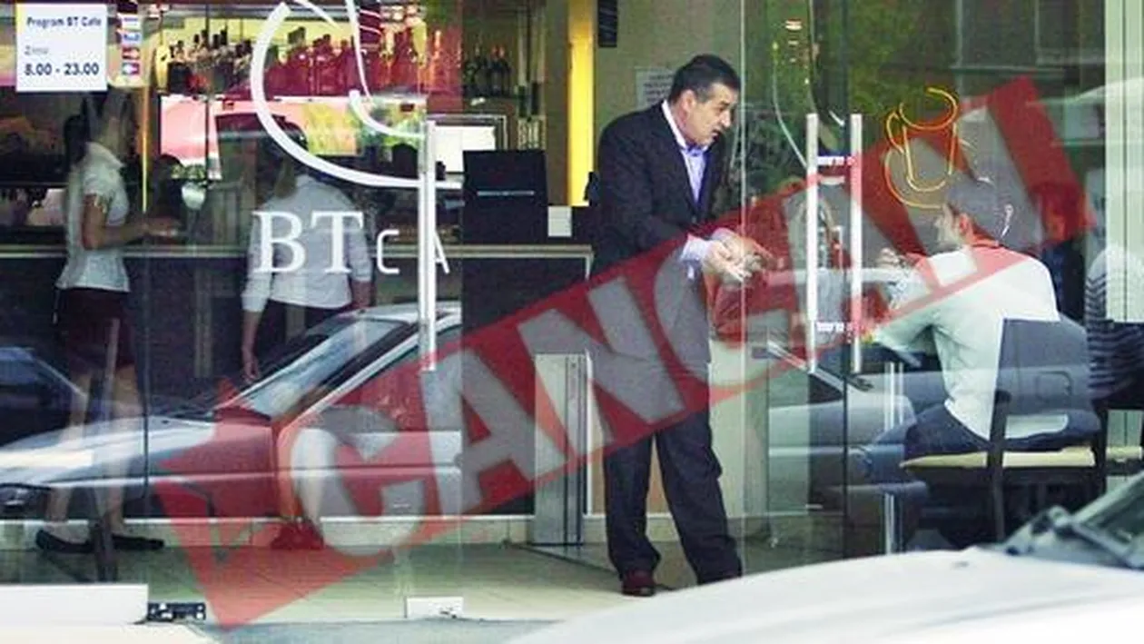 Gigi Becali s-a luat de Daniel Coman intr-o cafenea