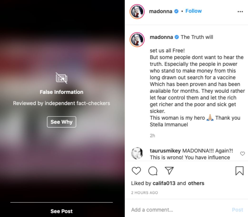 Madonna, în mijlocul unui scandal după ce a a publicat o înregistrare cu teorii ale conspirației despre coronavirus! Susține că a fost găsit deja vaccinul împotriva bolii mortale