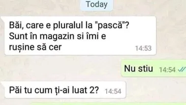 BANCUL ZILEI | Care este pluralul cuvântului pască, de fapt?