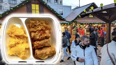 Cât costă 2 sarmale și un langoș la Târgul de Crăciun din Budapesta. Prețurile sunt mai mari decât în România
