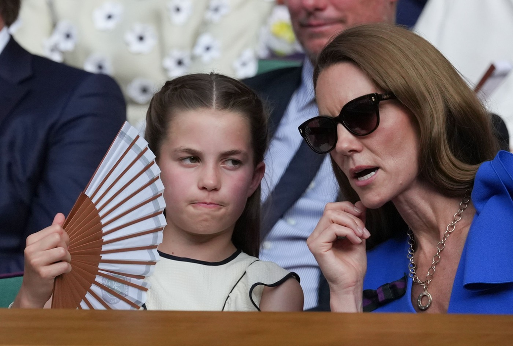 Prințesa Kate si Printesa Charlotte la Campionatele Wimbledon 2025, la Londra. Foto: Profimedia