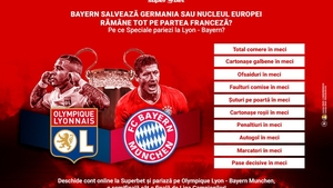 O semifinală de Ligă specială se tratează cu Pariuri Speciale! Ce te inspiră să SuperPariezi la Lyon – Bayern