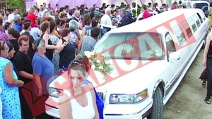 La altar, cu cea mai mare limuzina din Romania