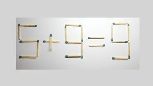 TEST IQ doar pentru genii | Mutați un singur chibrit pentru a corecta 5 + 9 = 9