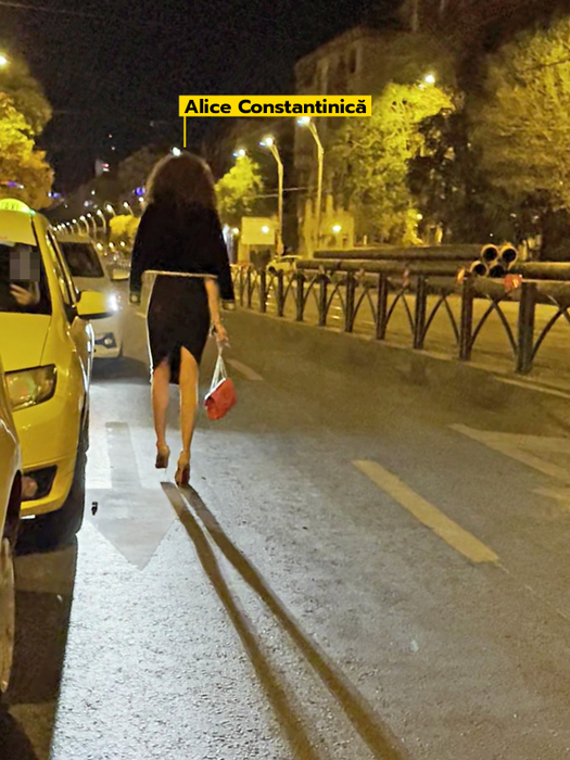 Alice va găsi taxiul și va ajunge, în câteva minute, acasă (Foto: CANCAN.RO)