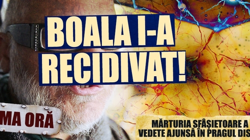 ULTIMA ORA! Boala i-a recidivat! Marturia sfasietoare a unei vedete ajunsa in pragul disperarii