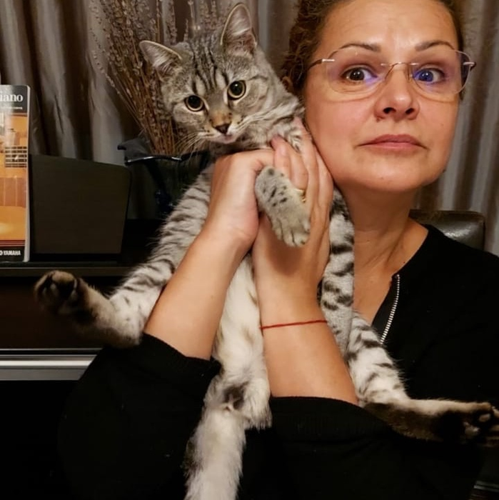 Maria Buză are mai multe animale de companie