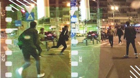 S-au încăierat la un semafor din București, iar noi am pus mâna pe ”filmările live”!