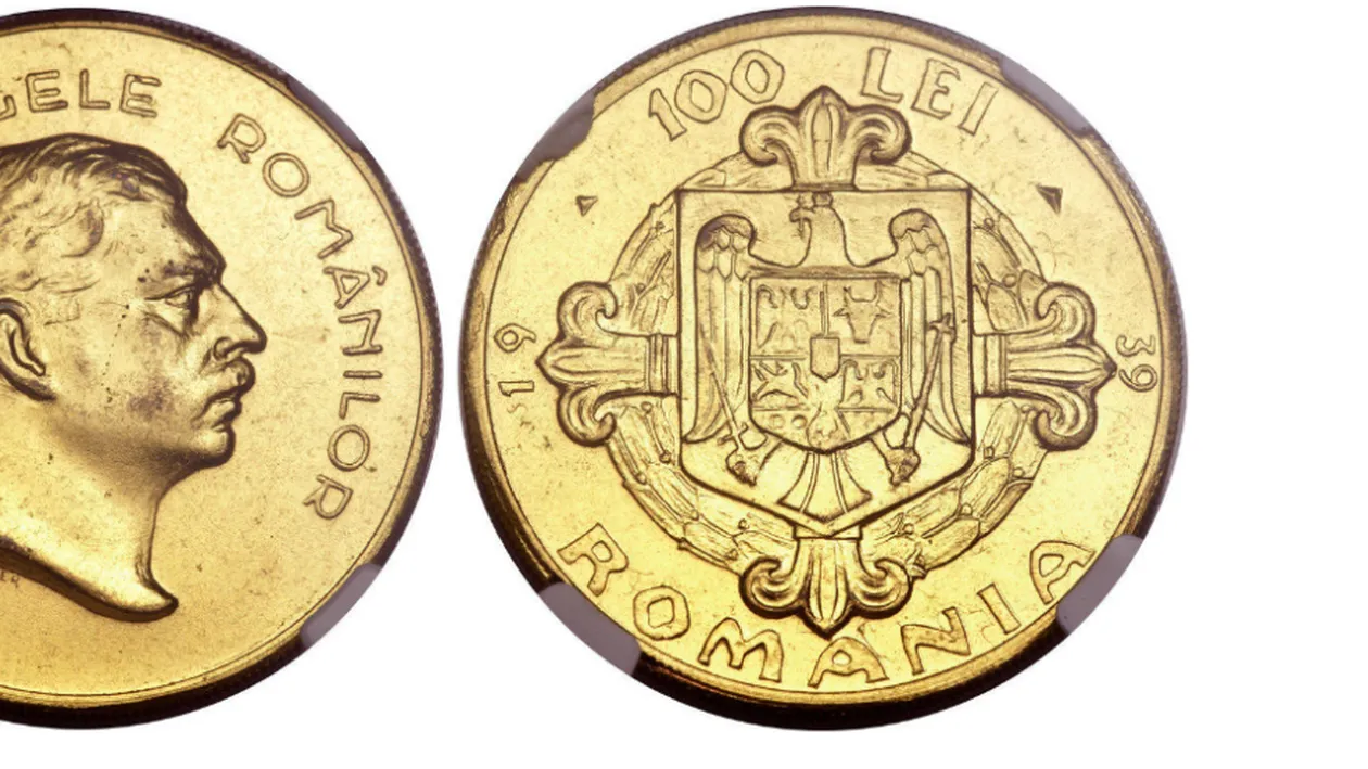 De necrezut! O monedă românească s-a vândut cu prețul record de 200.000 de euro. Vezi dacă o ai pe acasă!