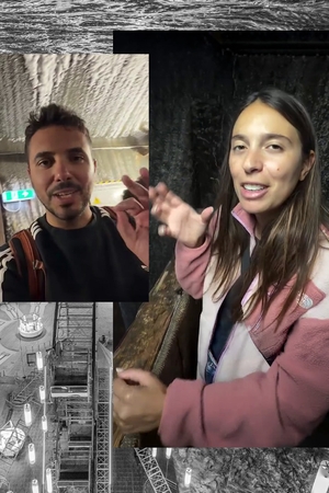 Doi italieni au intrat pentru prima dată în Salina Turda și au rămas fără cuvinte: „Cine a avut ideea asta?”