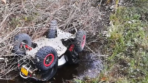 Clipa fatală! Un tânăr de 24 de ani din Dâmbovița a murit după ce s-a răsturnat cu ATV-ul de pe un pod