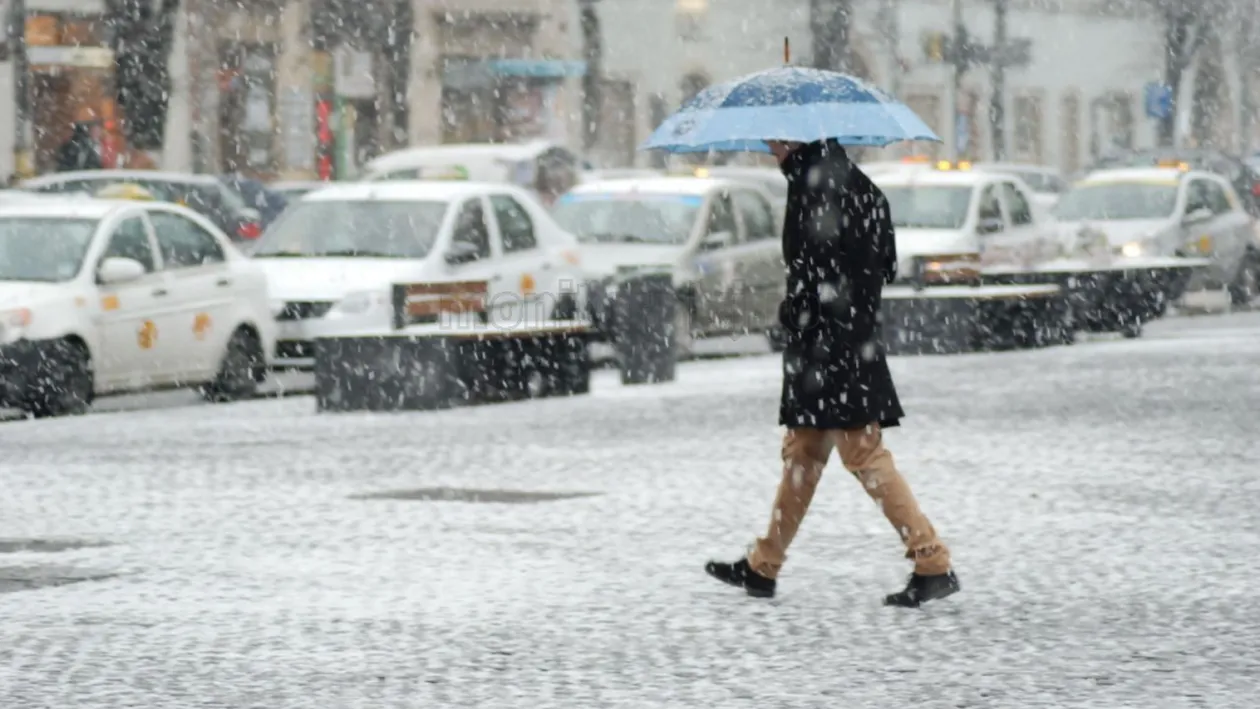 METEO 10 decembrie. Temperaturi scăzute, ploi și lapoviță