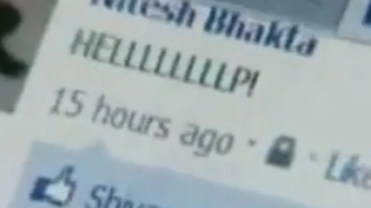 A anuntat pe Facebook ca sunt jefuiti iar un prieten a sunat la politie