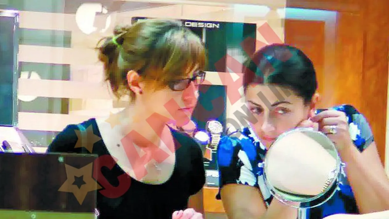 Gabriela Cristea si-a cautat cercei