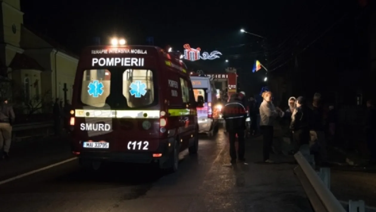 O maşină a intrat într-un grup de copii, în Bistriţa! Două fete sunt în comă