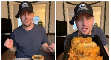 Un american, uluit după ce a mâncat sarmale cu mămăligă în Queens, New York: ”Cine a ascuns mâncarea românească de mine?”