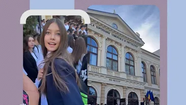 Fiica Iuliei și a lui Mihai Albu, delicată în prima zi de liceu. Ce școală urmează tânăra
