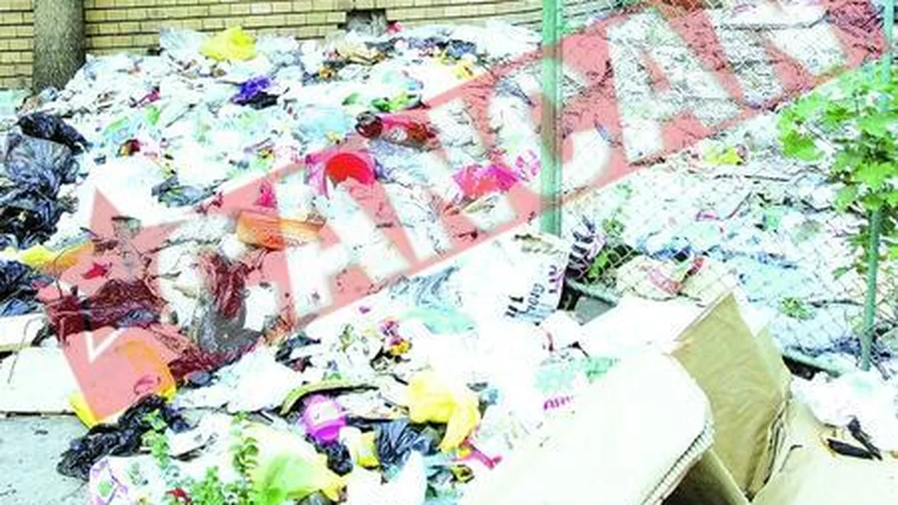 Sute de bucuresteni, chinuiti de un munte de gunoi