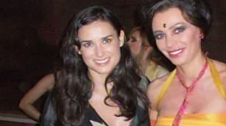 Silvia Pop, colega de filmare cu Demi Moore