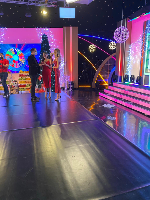 Dan Negru, la filmările show-ului TV care se va difuza în noaptea de Revelion în Republica Moldova