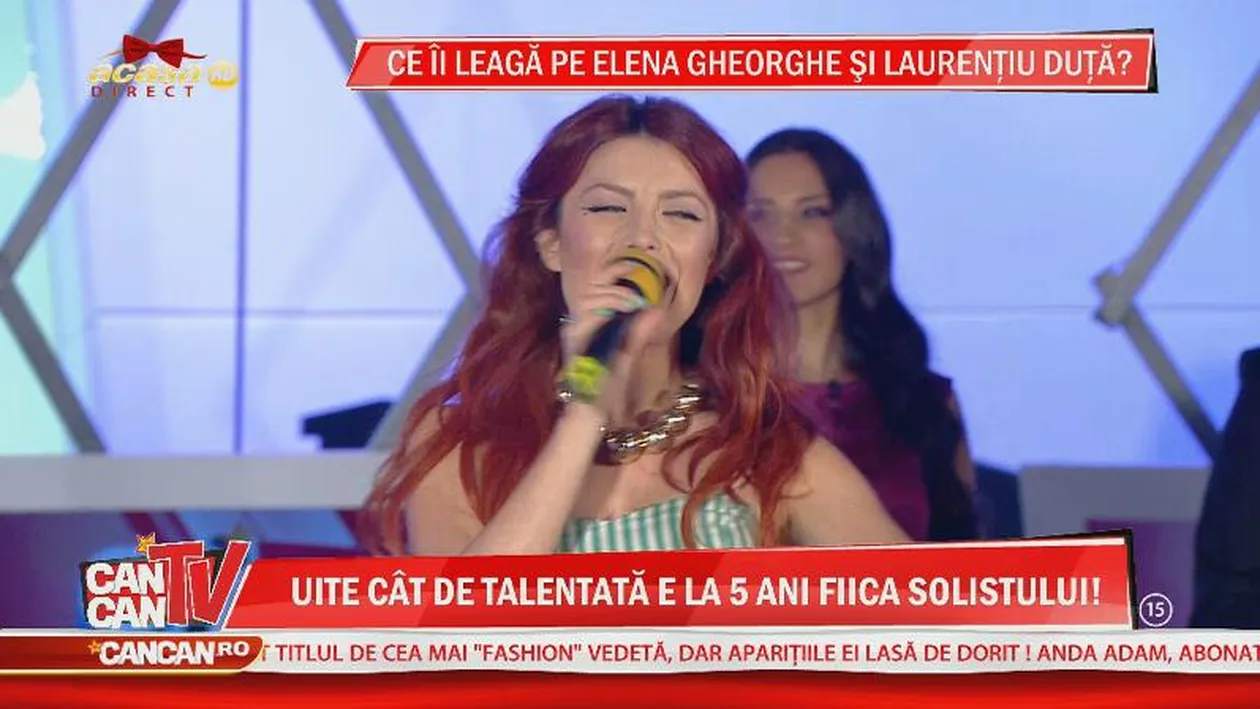 Lorena, fiica lui Laurenţiu Duţă, s-a lansat în muzică! Are numai 5 anişori şi are deja un colind cu Elena Gheorghe