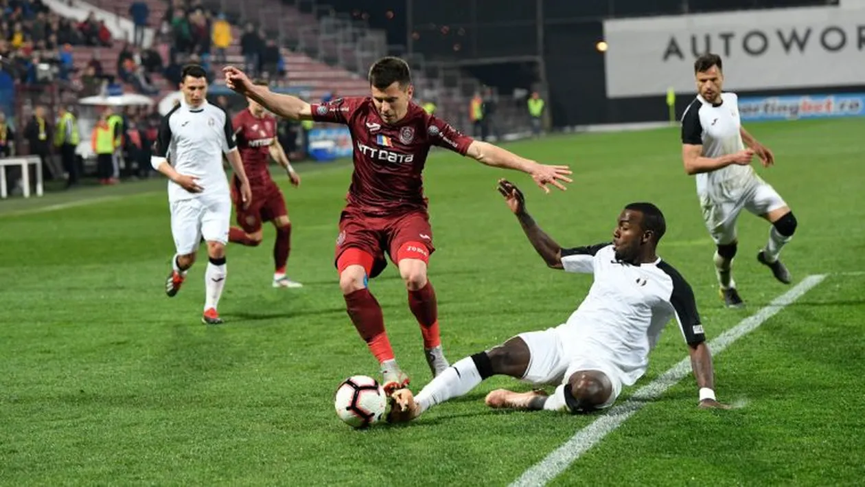 CFR Cluj revine în fotoliul de lider al Ligii 1!