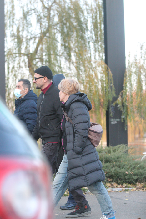 Oreste, la plimbare prin parcul Herăstrău alături de soția lui