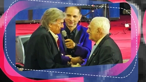 Dan Negru a regizat totul! Florin Piersic și-a întâlnit colegul de liceu după 70 de ani: ”Eram cel mai prost la…”