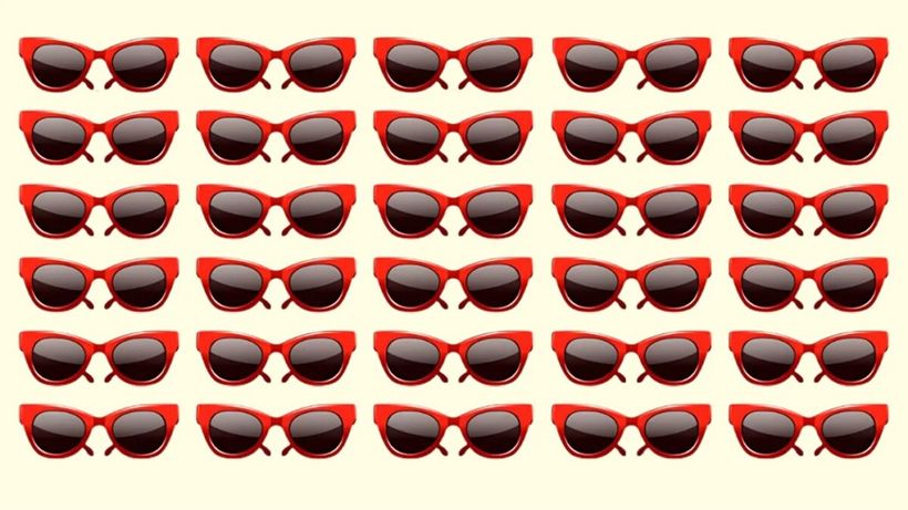 Test de inteligență | O singură pereche de ochelari de soare este diferită de celelalte 29. O puteți găsi?