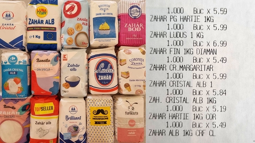 Câți lei costă 1 kilogram de zahăr în Carrefour și în Kaufland. Care e mai ieftin, de fapt