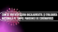 Măsuri speciale pentru elevii care susțin Bacalaureatul și Evaluarea Națională! Cum se vor desfășura examenele pe timpul pandemiei de coronavirus