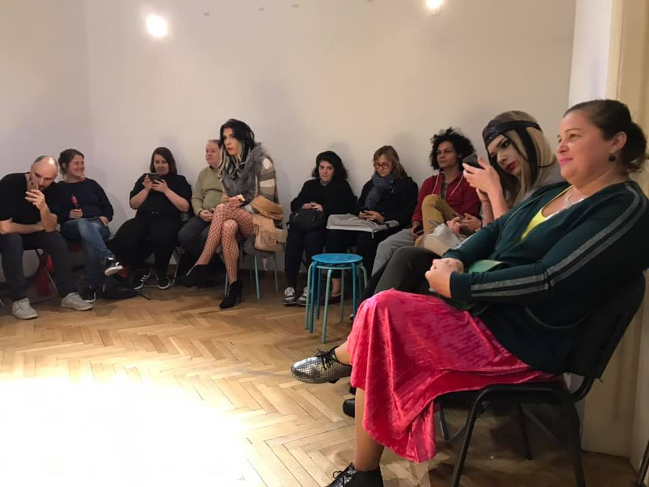 Cristina Toma (dreapta) în 2019