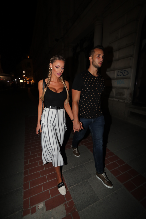 Bianca Drăgușanu și Tristan Tate au petrecut o seară agreabilă în oraș