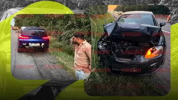 Denis Rîmniceanu, implicat într-un accident rutier. Colegul de scenă al lui Babasha și-a avariat grav bolidul