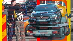 Adrian Elicopter s-a dus de urgenţă să îşi salveze iubita! Iorga şi-a avariat bolidul de lux în centrul Capitalei, iar CANCAN a surprins totul